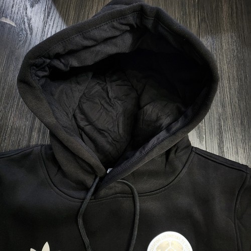 COLOMBIA BLACK HOODIE SWEATER UNISEX SIZE L SIZES RUN SMALLER READ DESCRIPTION - Picture 4 of 8