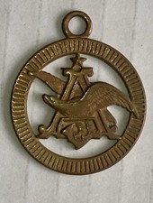 VINTAGE ANHEUSER-BUSCH BUDWEISER ADVERTISING TAG FOB