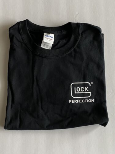 T-shirt da uomo Glock Perfection nera con logo pistola grafica taglia: XXXL - Foto 2 di 6