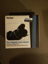 New Vivitar 62mm Pro Digital Petal Lens Hood VIV-DH-62 Vivitar Lens Hood