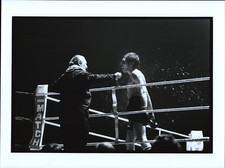 Jimmy Fox, Boxing Silver Print 30x40 Circa 1970 Silver Print