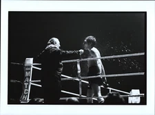Jimmy Fox, Boxing Silver Print 30x40 Circa 1970 Silver Print