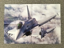 Bundeswehr - Poster Luftwaffe "Eurofighter 2er-Rotte über den Wolken"  -