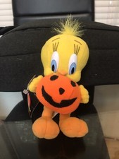 Small Tweety Bird Looney Tunes Vintage Stuffed Animal Pumpkin