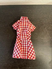 Barbie Fashion Avenue 1997 Authentic  Red Gingham Dress 