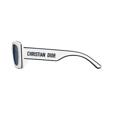 Christian Dior DIORPACIFIC S1U White Blue Blue Lens Women