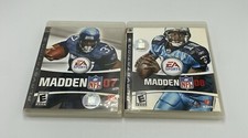 PS3 Madden Bundle 2 Games 2007 And 2008 No Manuals