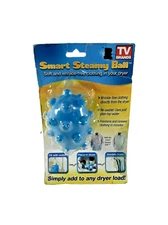 NEW OLD STOCK Discontinued T.V. BRANDS Smart Steaming Ball Removes Wrinkles