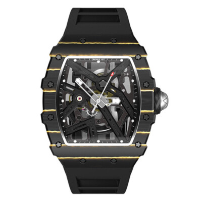 cronos p-taro0812 CRONUSART Men Chronograph Watch 45mm*55mm Square Automatic