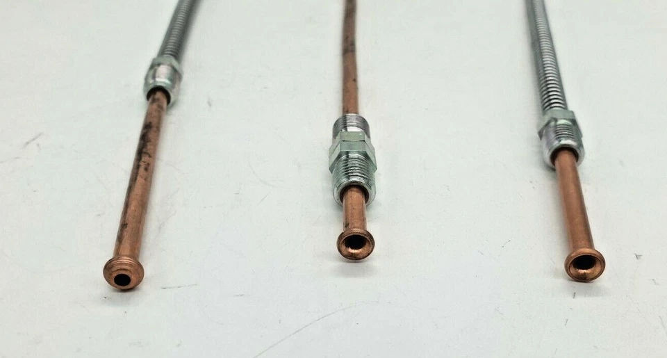 KIT COMPLETO TUBI FRENI IN RAME PER FIAT 500 D F 1° Serie - Immagine 3 di 4