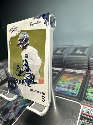 2010 Score Football Card #337 Earl Thomas Rookie AUTO - Picture 4 of 6