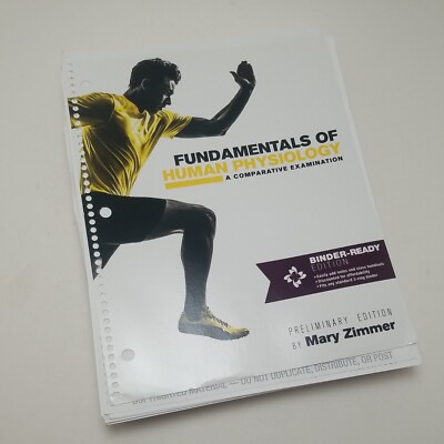 Fundamentals of Human Physiology A Comparative Examination Binder Ready Edition