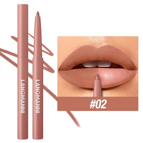 12 Colors Matte Lip Liner Pen Natural Contour Matte Lip Stain Makeup Tool - Picture 10 of 20