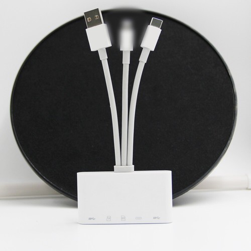 For IPhone/iPad 5 In 1 Memory Card Reader USB 3.0 OTG Adapter SD Card Reader - Photo 3/10