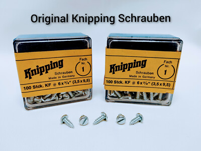Blechschrauben DIN 7971 Knipping Original, Nachfüllboxen, galvanisch verzinkt