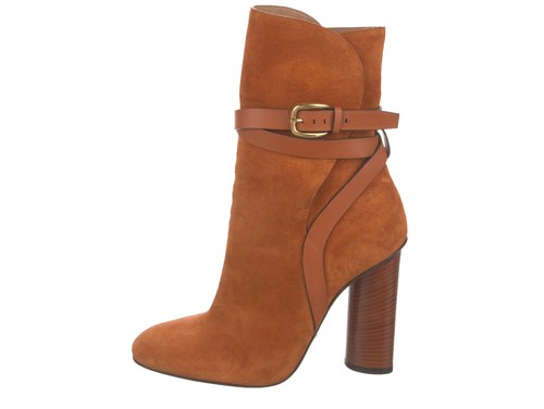 Comfortiva Women's Rawnie Rich Brown Fern Suede Size 9 Ankle Boots