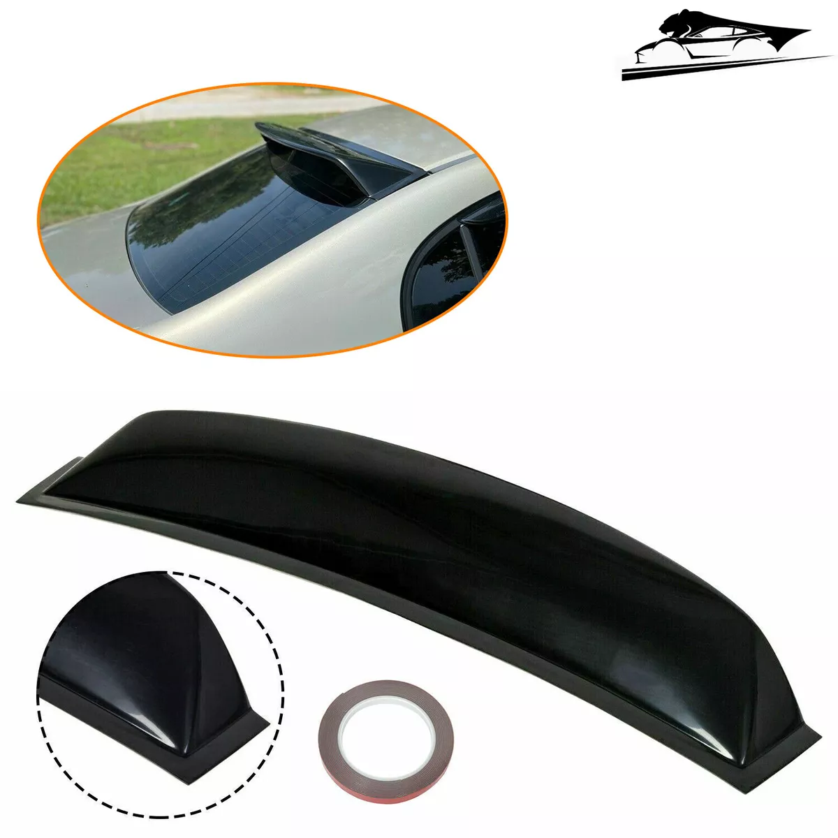 2015 honda civic rear window visor deals