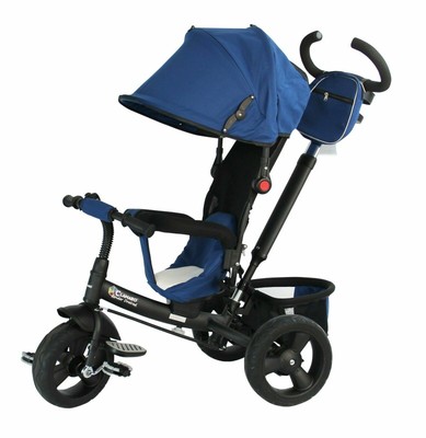 Dreirad Kinderdreirad Fahrrad mit Schieber mit Dach B-Ware ...