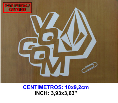 Sticker Vinilo Pegatina Decal Vinyl Aufkleber Adesivi Autocollant Volcom VRT