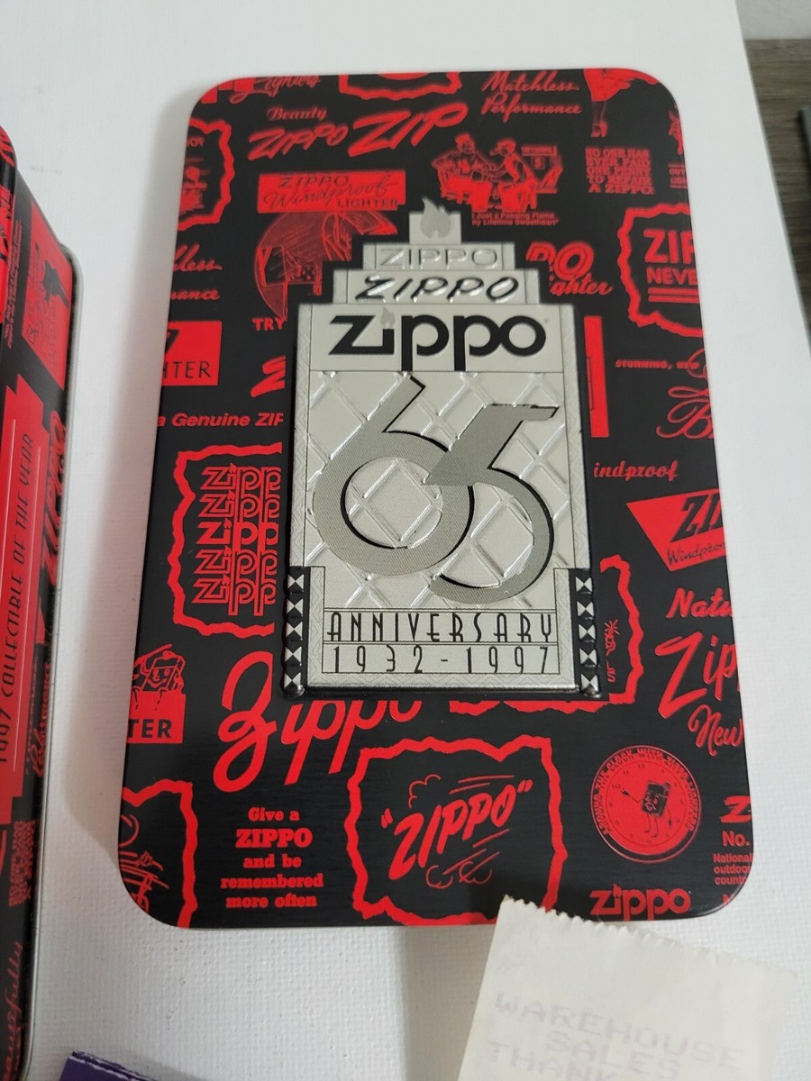 Zippo 65th Anniversary 1932 - 1997 Limited Edition Lighter