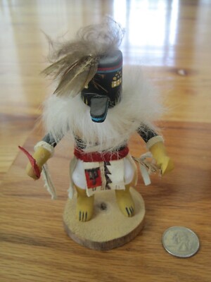 Native American Kachina Doll Mini HE CUTS YOUR HAIR By GARY NEGALE 5''