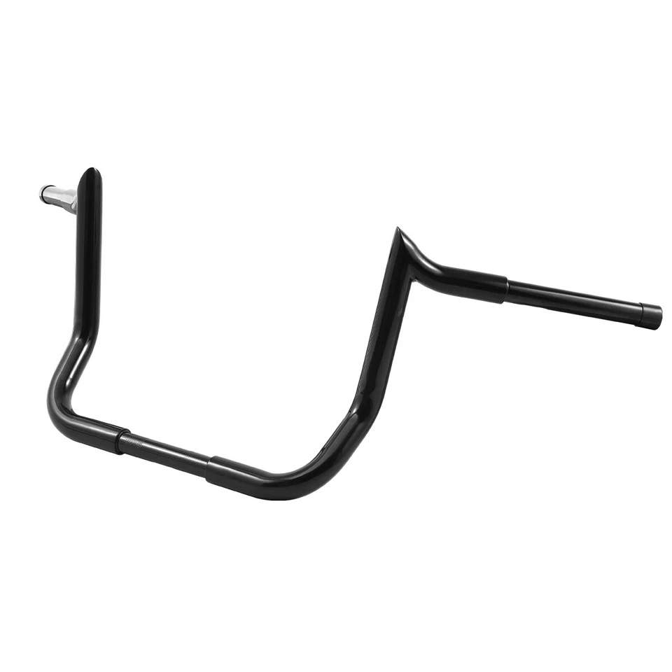 12" Meathook Ape Hanger Bars Handlebars For Harley Touring Street Electra Glide Foto 4 de 4