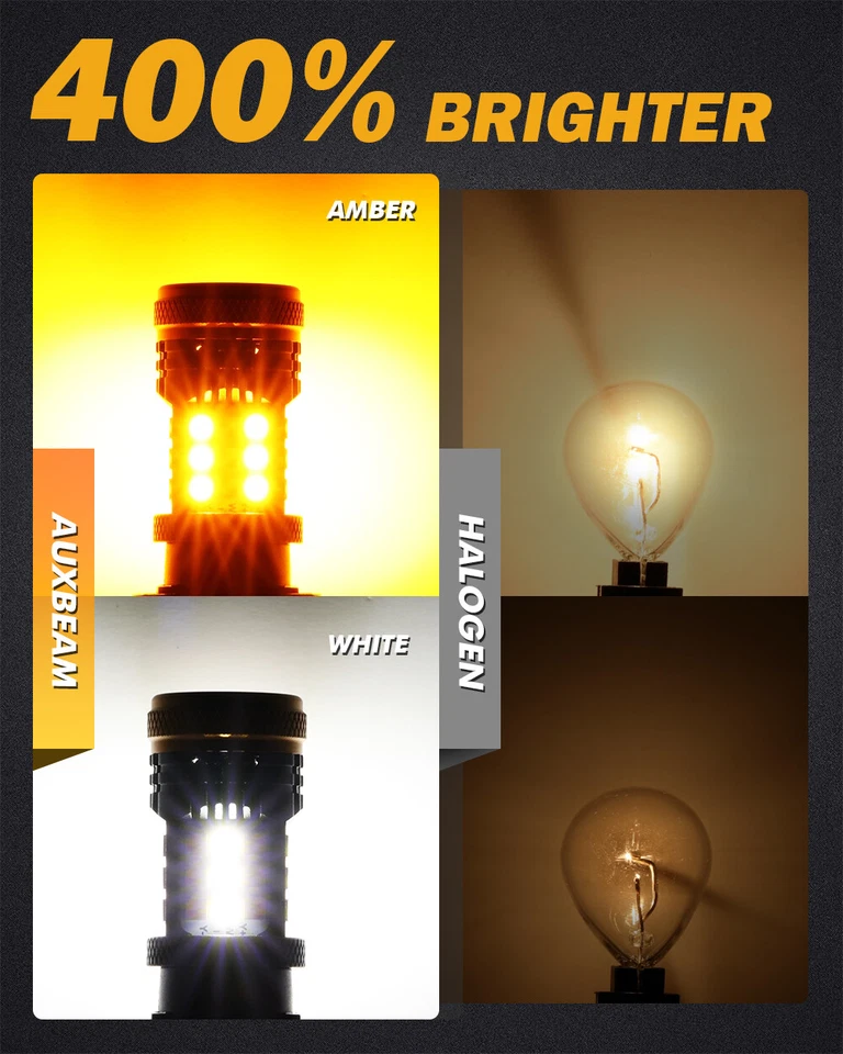 Luz intermitente LED AUXBEAM Canbus 3157 4157 para Ford F-250 Super Duty 2011-16 Foto 4 de 4