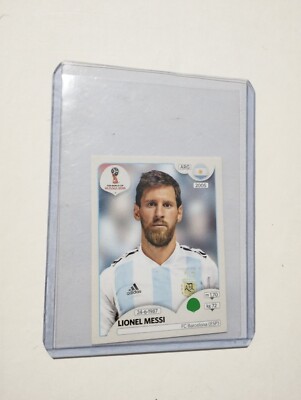 メッシ　ロシアワールドカップ　カード 2018 PANINI FIFA WORLD CUP RUSSIA LIONEL MESSI # 276 Sticker PINK
