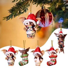 The Gremlins Mogwai Pendant Gizmo Decoration Fir Tree Padded Christmas Set 5 Kid