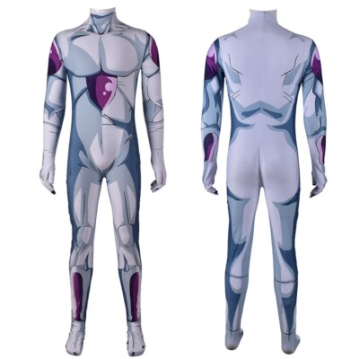 D.B. Z Frieza Costume Cosplay Bodysuit Adult Kids
