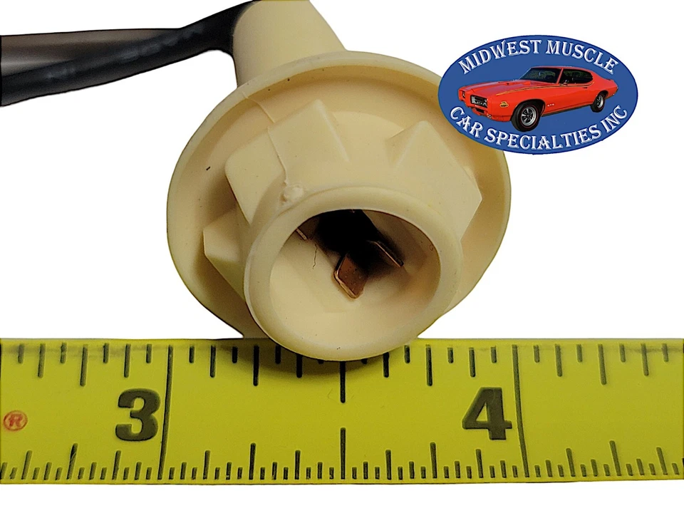 Arnés de cableado de enchufe de bombilla de repuesto para luz de estacionamiento marcador lateral Ford 68-91 1 pieza A Foto 2 de 4