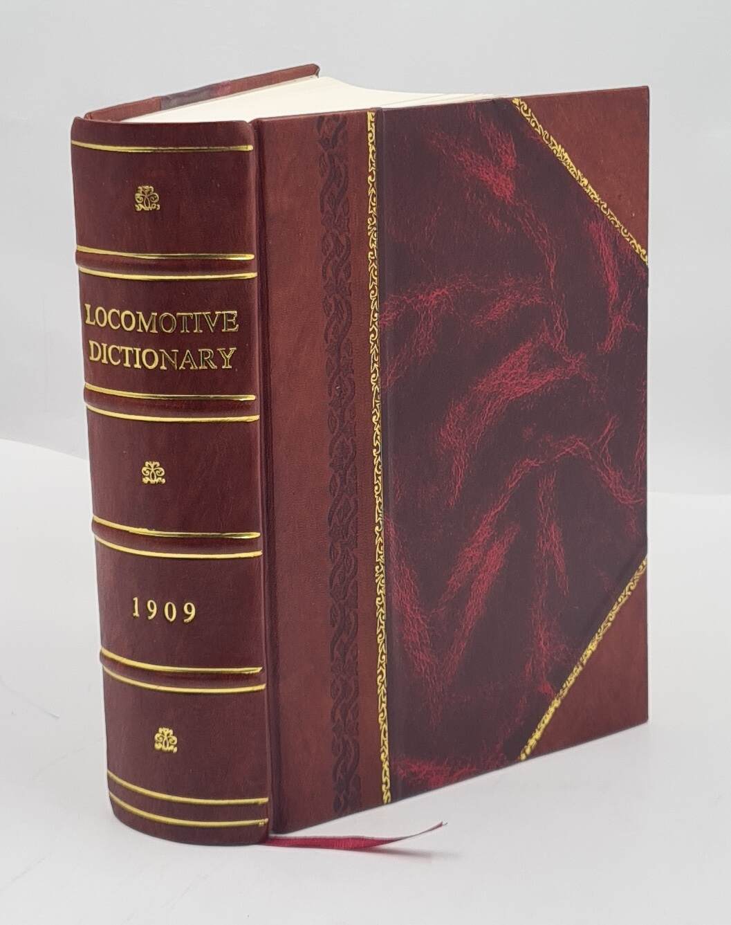Locomotive dictionary. Volume 2 1909 [Leather Bound]
