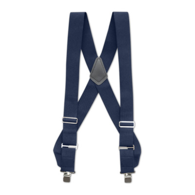 Men's Suspenders: Side Grip, Stainless Steel Loop Snaps, Clips, U.S Manufactured
