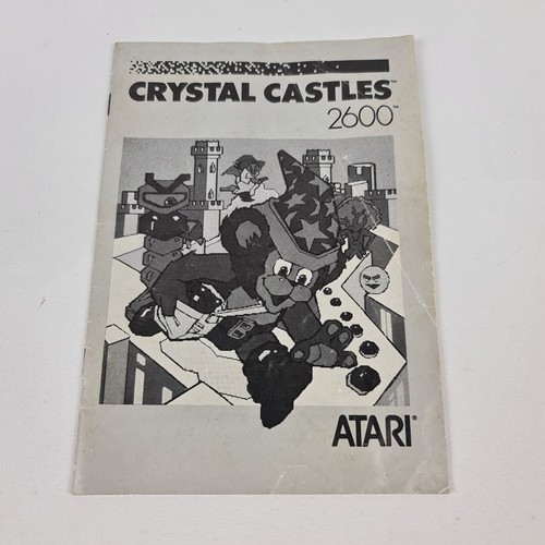 Crystal Castles Atari 2600 Cartridge With Manual - Picture 4 of 5