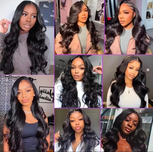 6x4 200 Density Human Virgin Closure Wig Any length from 22’ to 32’ but price - Picture 5 of 6