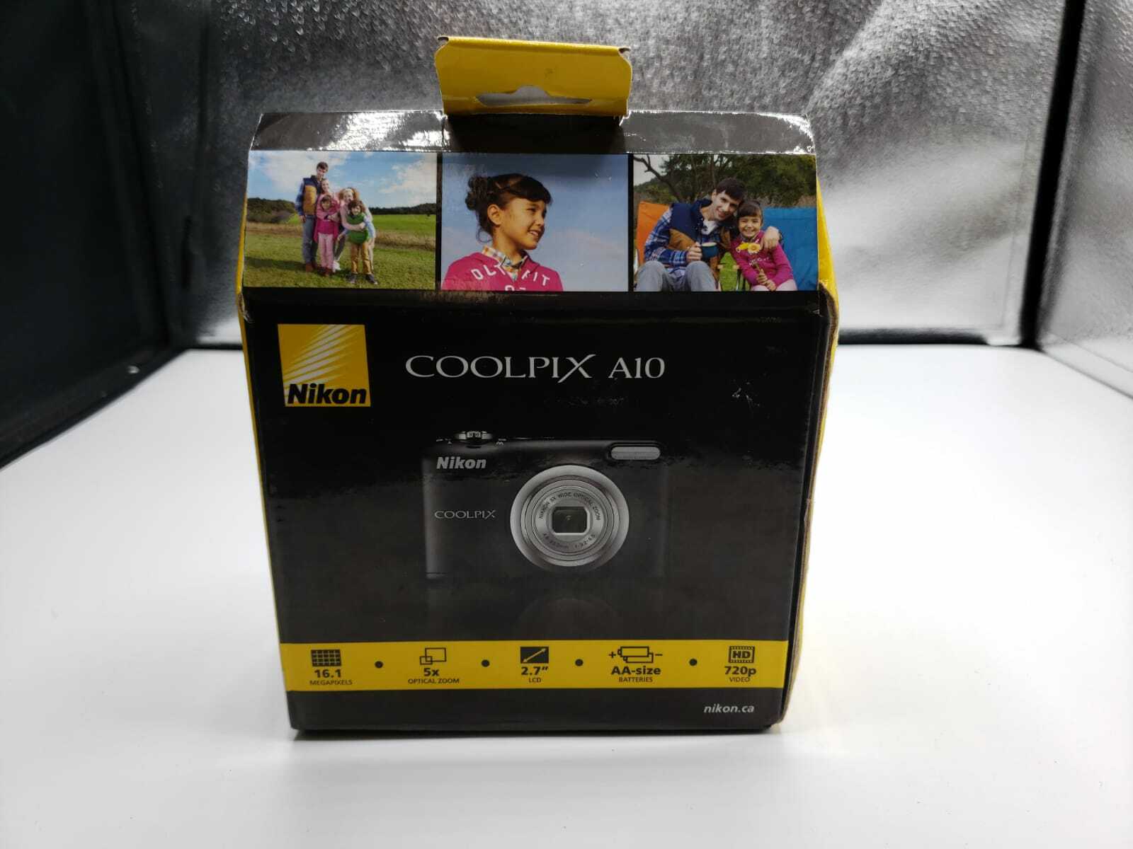 No hagas mineral distorsionar Nikon Coolpix A10 16.1 MP 5x Compact Digital Camera Brand New Open Box Black 4960759147028 | eBay No hagas mineral distorsionar Nikon Coolpix A10 16.1 MP 5x Compact Digital Camera Brand New Open Box Black 4960759147028 | eBay