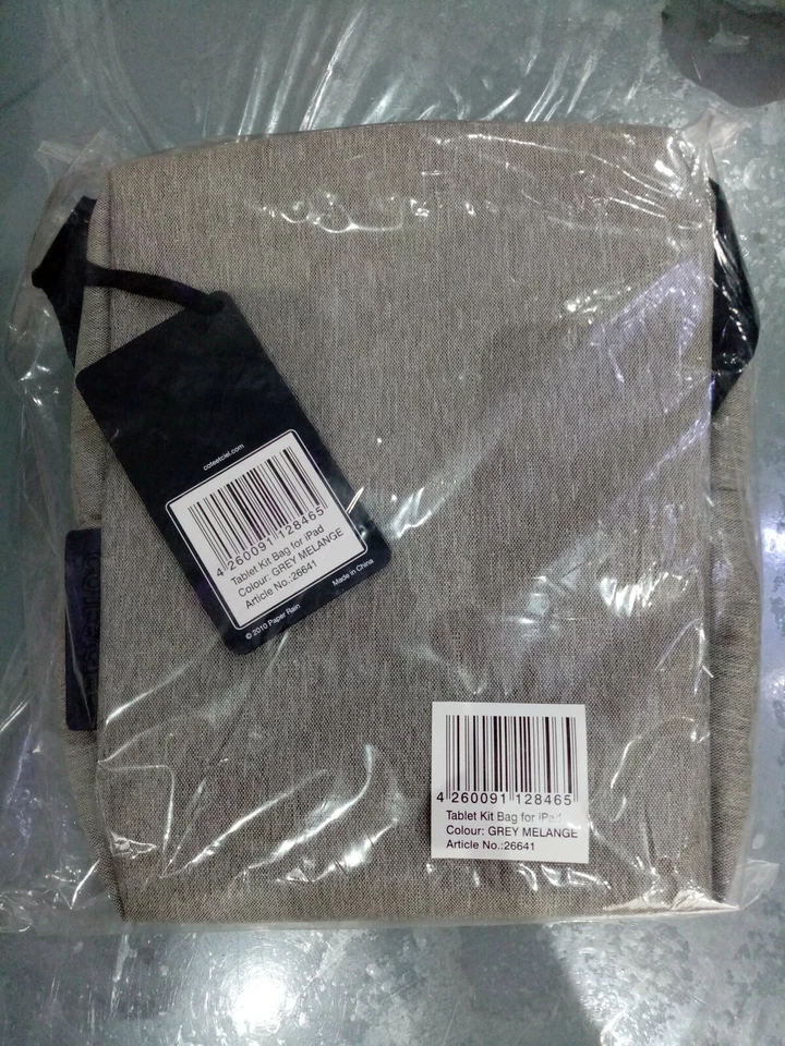 COTEetCIEL TABLET KIT BAG FOR IPAD ANDROID MESSENGER STYLE PADDED BAG - Grey - Image 2 of 4