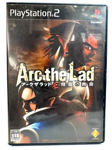 PS2 Arc the Lad: Twilight of the Spirits PlayStation JAPAN NTSC-J
