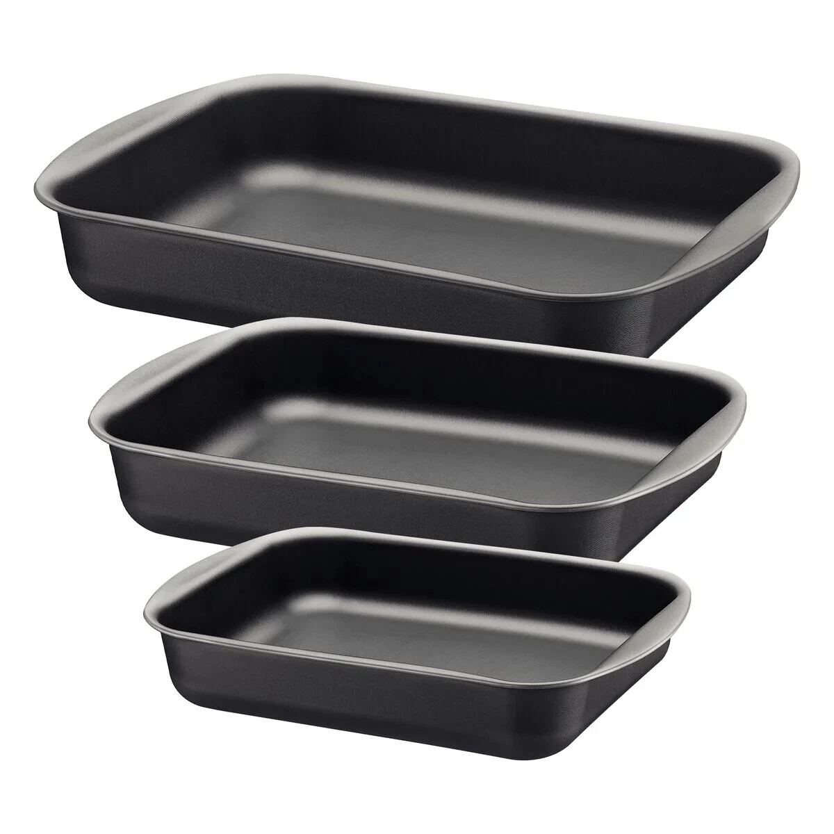 Tramontina Roasting Pan 3 Pieces Set - Aluminium Non-Stick Baking/Roasting trays
Opens in a new wind