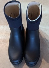 Women Hunter Boots City Explorer Short Neoprene Black Rain Boots New Size 8
