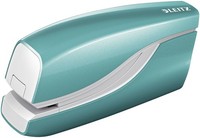 Leitz 5566-10-51 5566 Elektrisches HeftgeräT Wow, Heftleistung 10 Blatt, Eisblau