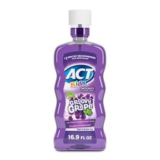 ACT Kids Anticavity Fluoride Rinse Groovy Grape 16.9 fl. oz. Accurate Dosing ...