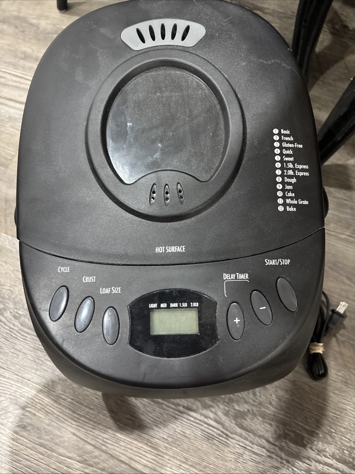 Hamilton Beach #29882 2 Lb HomeBaker Bread Maker Black Tested Lightly Used