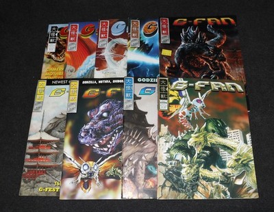 G-Fan Magazine Daikaiju Enterprises Godzilla Fanzine 1996-2003 x9