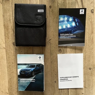 15-19 BMW 3 SERIES TOURING OWNERS MANUAL HANDBOOK & WALLET 2019 Ref22880 - Image 1 of 4