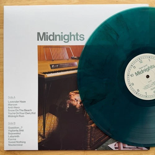 Taylor Swift – Midnights - Jade Green Edition - LP Vinyl Record 12" - NEW Sealed