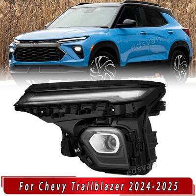 #ad For 2024 2025 Chevy Trailblazer Projector Black Headlight Left Driver Full LED $178.99