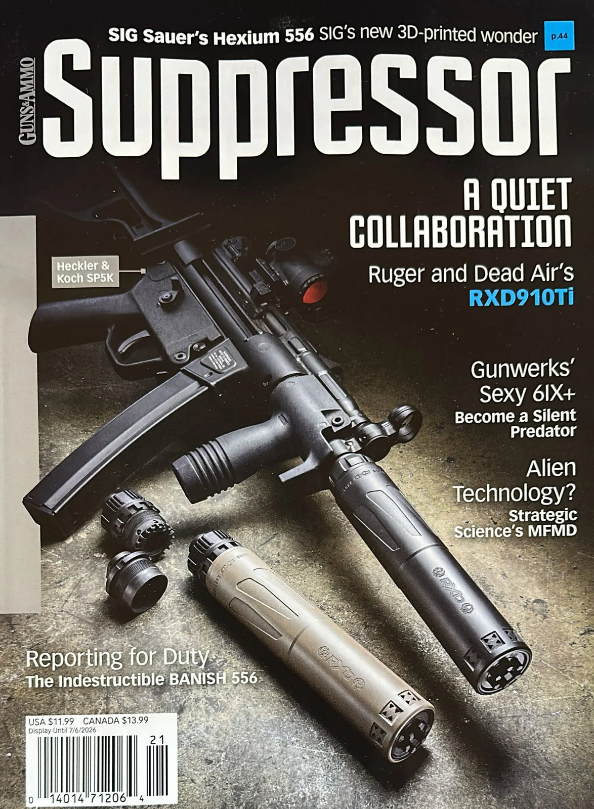Guns & Ammo, Suppressor Magazine Issue 21 Free Shipping