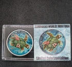 1 oz. MORTUGA #4 Zombucks Colorized World Series round .999 fine silver