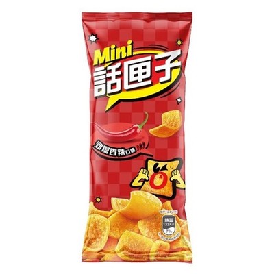 12 pkgs× ( Lay's) mini hoops corn chips -  spicy chili flavour 48g each